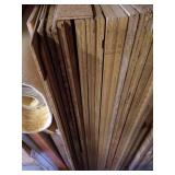 Left Side Rack of Wood: Lots of Plywood!