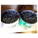 Two Coffee Cans of Screws