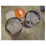 Two Large Cans of Galvanized Nails