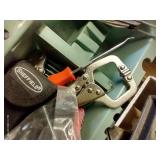 Small Tote of Knives & Tools