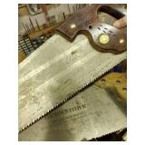 Box w/ 250lb Retrieving Magnet, Saws, Miter Saws, Etc