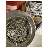 Three Cans of Galvanized Nails