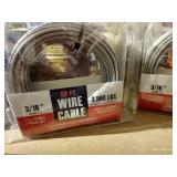 Two NIB 3/16" Cables