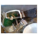 Tote Full of Tools & Hardware Items