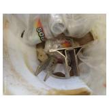 Bucket of Heavy Duty Parts - Steel Pipe Fittings, Etc