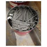 (2) Coffee Cans Full of Nails