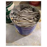 (2) Coffee Cans Full of Nails