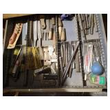Tool Drawer Contents - Metal Files, Chisel Bits, Etc