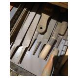 Tool Drawer Contents - Metal Files, Chisel Bits, Etc