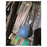 Tool Drawer Contents - Metal Files, Chisel Bits, Etc