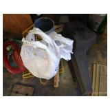 Misc. Lot - Leaf Blower, Wire Basket, Sheet Metal Roll, Etc