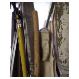 Large Lot of Items Against Wall