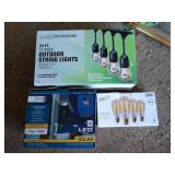 (3) New Boxes of Lightbulbs & Fixtures