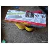 Ladder Rung Step, (2) Rolls of Heavy Plastic Twine, Gas Can