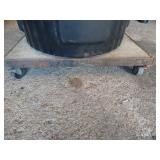 Square Dolly & Trash Bin W/Lid