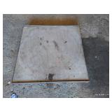 Square Dolly & Trash Bin W/Lid