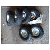 (6) Garden Tool Wheels