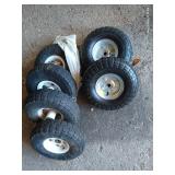 (6) Garden Tool Wheels