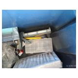 Tote of Filters, Organizers & Yard Flags