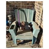 Contents of Porch - Lawn Chairs, Wind Chimes, Etc