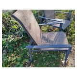 (2) Nice Adjustable Metal Patio Chairs