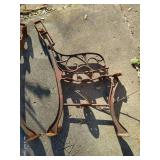 Wrought Iron Bench/Chair Ends