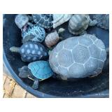 Lot of (12) Small Garden Turtles