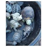 Lot of (12) Small Garden Turtles