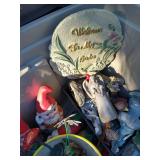 Huge Tote Garden Decor - Turtles, Gnomes, Etc