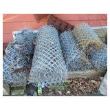 Huge Lot of Metal Fence Rolls - Various Sizes