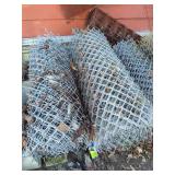 Huge Lot of Metal Fence Rolls - Various Sizes