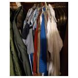 Closet Contents - Vintage Clothes, Military Clothes, Boots, Etc.