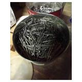 (2) Coffee Cans of Nails