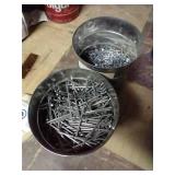 (2) Coffee Cans of Nails