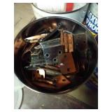 (4) Coffee Cans of Hinges