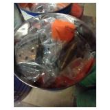 (4) Coffee Cans of Hinges