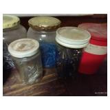 (7) Jars of Hardware