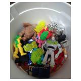 Bucket of Vintage Toys - Transformers, Etc