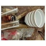 (4) New Star Wars Cups/Toppers