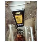 (4) New Star Wars Cups/Toppers