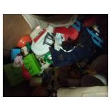 Large Box of Vintage Toys - Mostly Plastic Farm Set