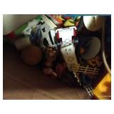 Large Box of Vintage Toys - Mostly Plastic Farm Set