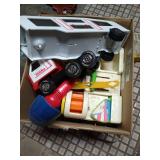 Box of Vintage Toys - Tonka, Etc
