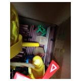 Box of Vintage Toys - Tonka, Etc