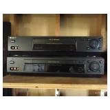 (2) Sony VHS Players