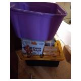 (2) Totes Full of Books & Magazines