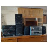 (2) Stereo Systems - Hitachi & Audiovox