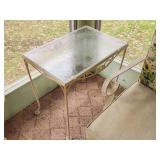 Vintage Patio Sofa, End Tables & Plant Stand