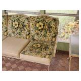 Vintage Patio Sofa, End Tables & Plant Stand