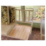 Vintage Patio Sofa, End Tables & Plant Stand